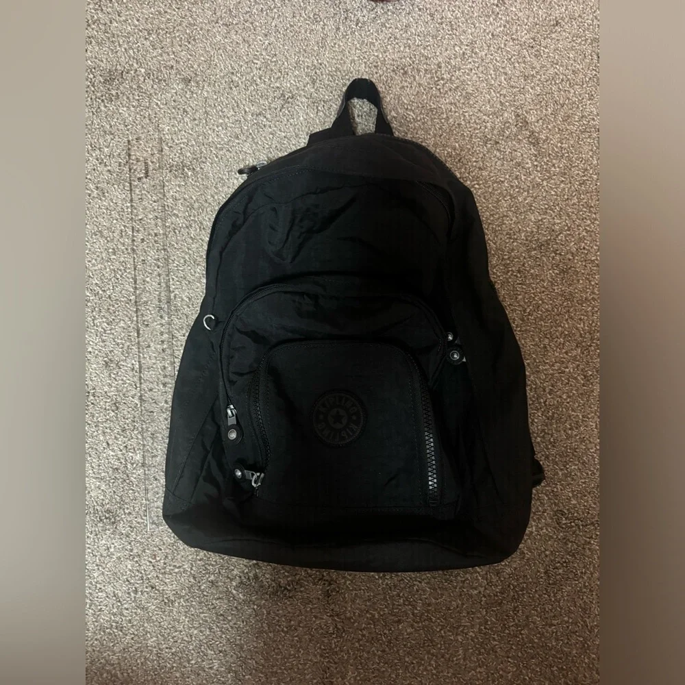 SOLD Kipling Black Backpack - Picture 3 of 4
